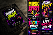 Party Events Flyer Poster Template, a Flyer Template by Miyaji75 (Thumbnail 5 of 5)