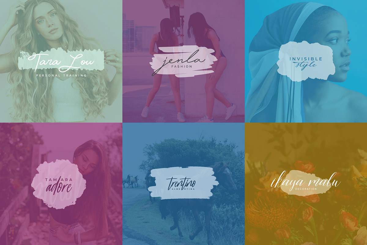 63 feminine Logos ☾ Señorita's Dream, a Branding & Logo Template by friday supply (Photo 10 of 20)