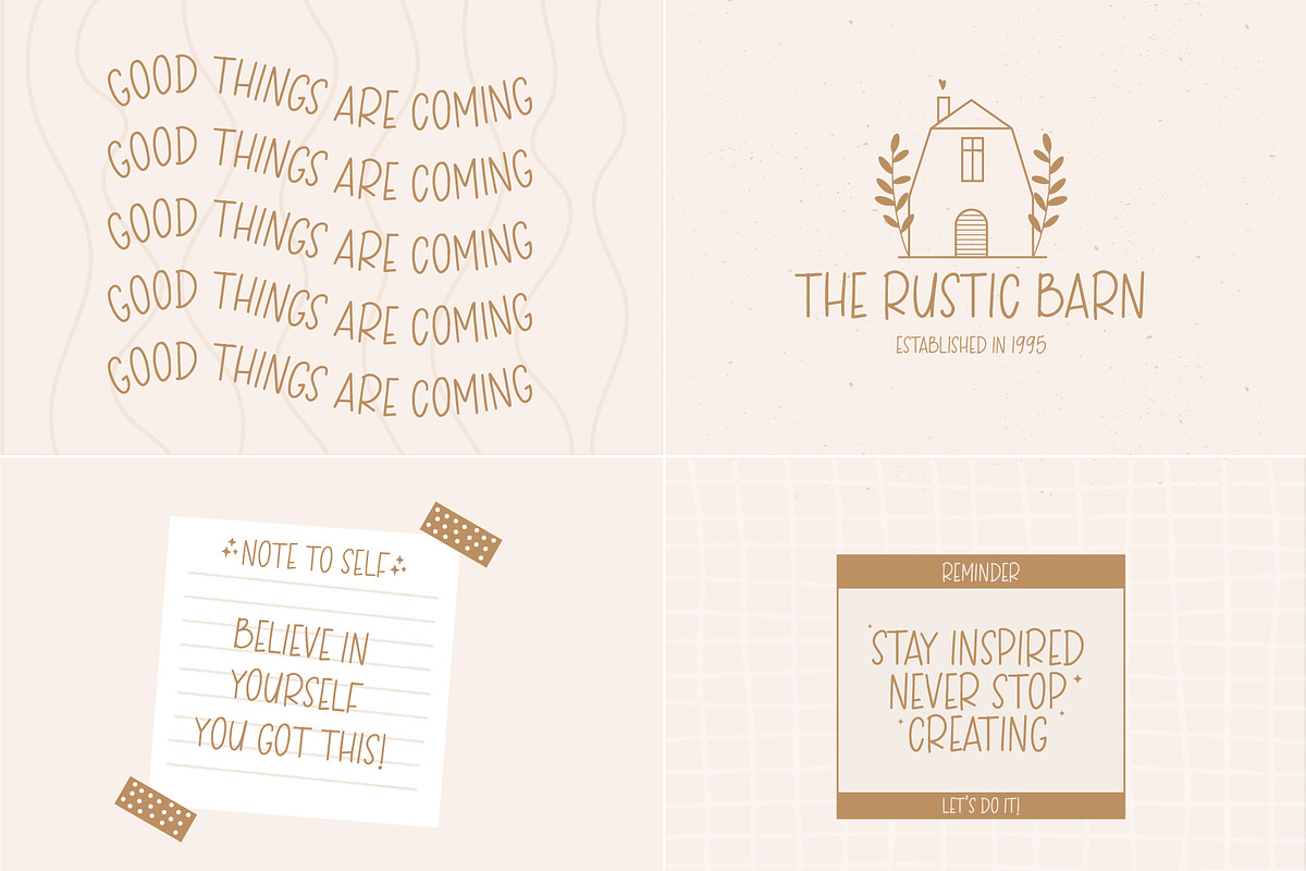 The Lovely Mini Handwritten Bundle, a Handwritten Font by Prestige Artsy Studio (Photo 7 of 9)