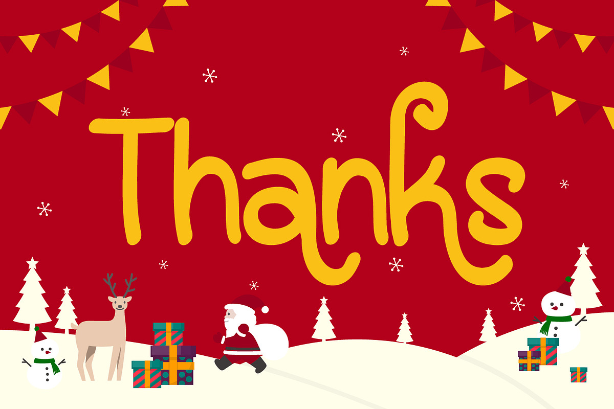 Jinglehart - Christmas Font, a Sans Serif Font by Rishsketch (Photo 15 of 15)