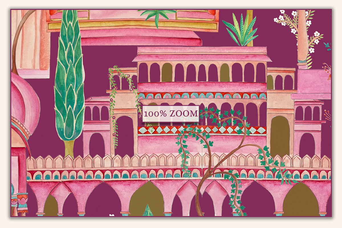 Pichhwai Aura Prints & Pattern, a Pattern Graphic by GND ART STUDIO (Photo 8 of 8)