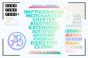Kisstress | Retro Sans Serif, a Sans Serif Font by Artifact Bazaar (Thumbnail 10 of 10)