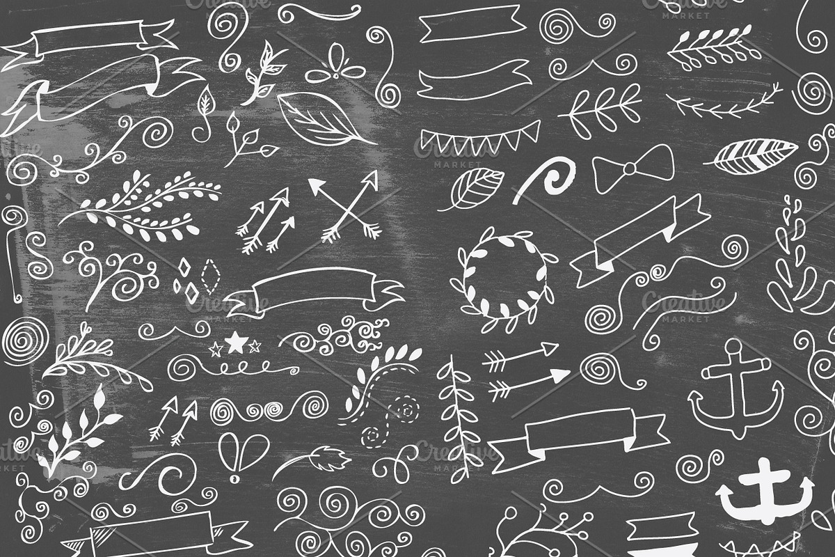 115 Handsketched Vector Elements Kit, an Illustration by Layerform Design Co. (Photo 4 of 5)