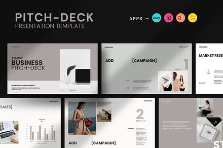 Pitch Deck Business Presentation, a Presentation Template by Studio Industry