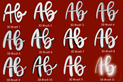 Procreate 3D Brush, a Brush Add-On by Elenbushe (Thumbnail 3 of 10)