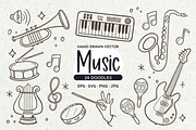 Music Doodles: School Music Class, an Education Illustration by insemar (Thumbnail 1 of 4)