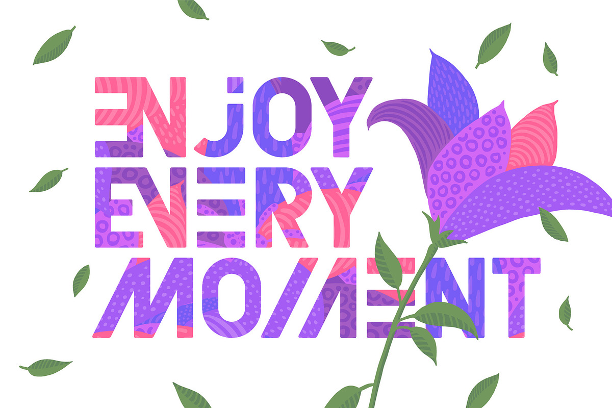 Florry font & graphics. preview 3
