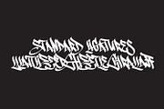 Chiloe - Graffiti typeface, a Blackletter Font by Ridha-38.lineart (Thumbnail 12 of 15)