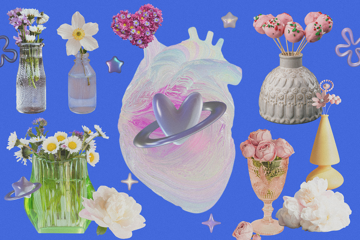 Y2K Glow & Dreamy Objects Pack, an Object Graphic by Anzhelika (Photo 4 of 10)