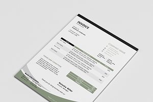 MS Word Corporate Invoice Template