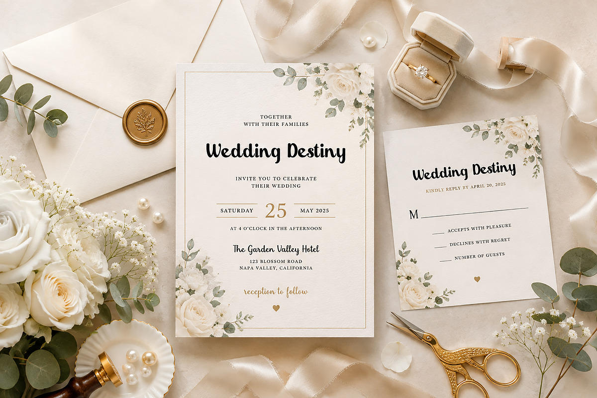 Wedding Destiny – Wedding Font, a Script Font by Wow Magic (Photo 3 of 3)