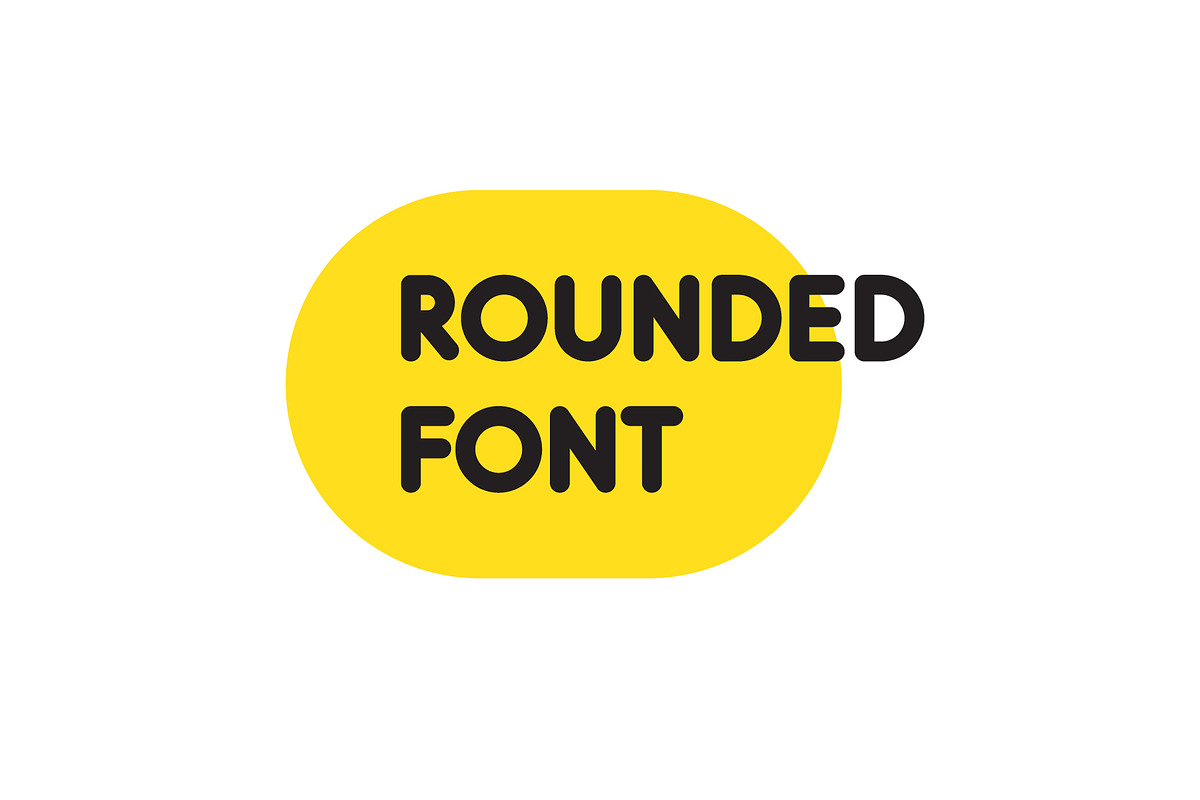 Rounded Font