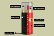 Airless Pump Cosmetic Bottle Mockup, a Cups & Container Mockup by Digitalphaser (Thumbnail 2 of 5)