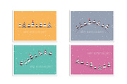 Fir Tree Winter Cards, an Illustration by NKTN graphics (Thumbnail 3 of 3)