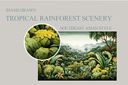 Tropical rainforest wallpaper, a Wallpaper Graphic by fei long (Thumbnail 4 of 10)
