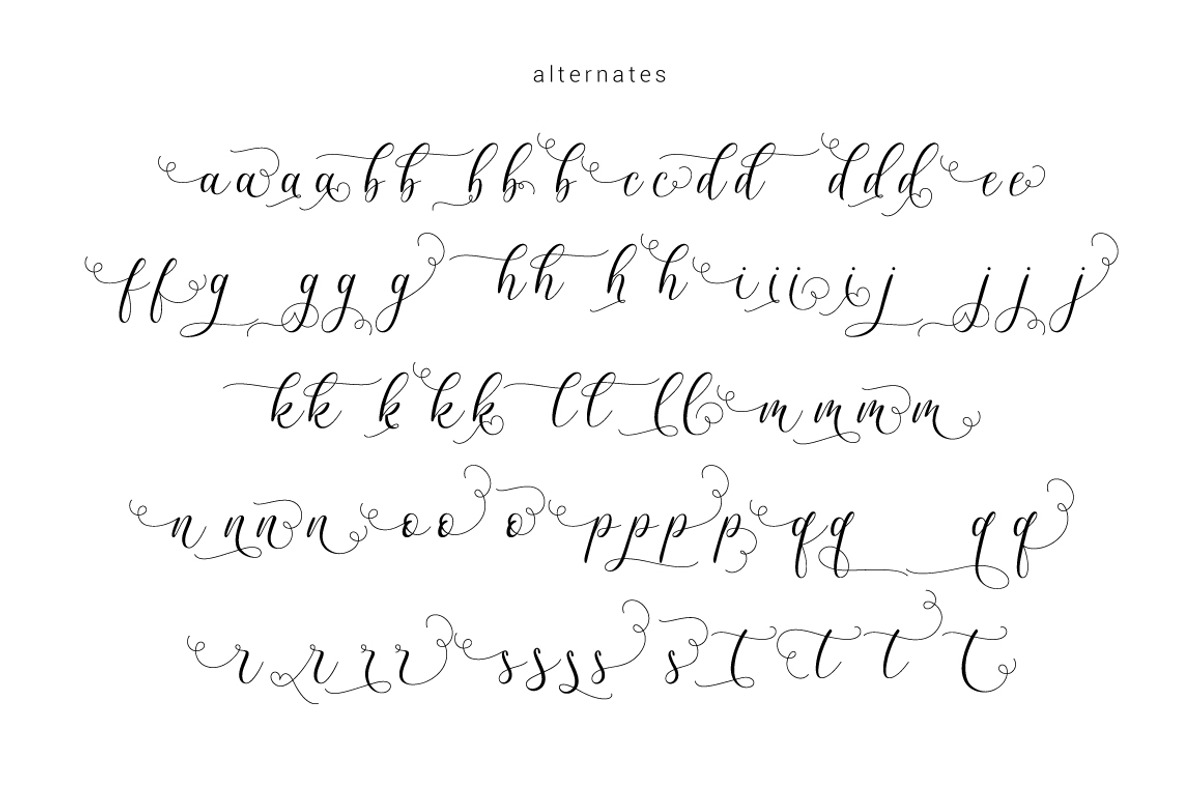 Billaneiva Typeface preview 6