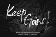 Loving Rose SVG Watercolor Font, a Script Font by SilverStag Type Foundry (Thumbnail 3 of 12)