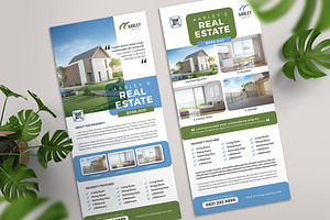 Real Estate Rack Card, a Flyer Template by Aarley Kaiven