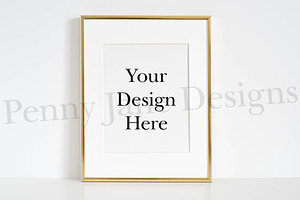 Frame Mockup Stock Photo