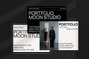 Portfolio Template - Canva & PSD, a Resume Template by Replika Machine (Thumbnail 4 of 9)