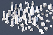 Low Poly City Buildings, an Architecture 3D Model by multimedia4ds (Thumbnail 4 of 5)