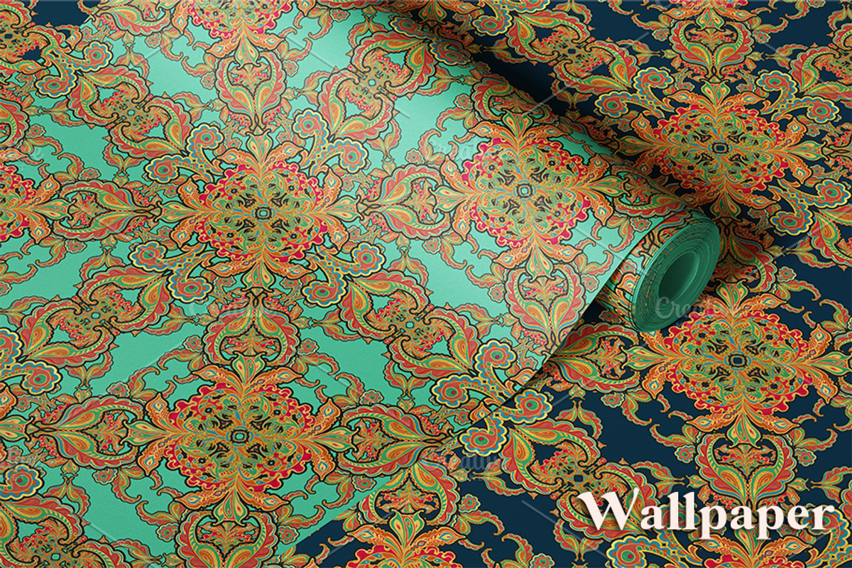 Bright flowers, a Texture Illustration by ilustrinna (Photo 2 of 8)