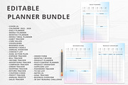 Ultimate Planner Bundle Pack, a Stationery Template by Design Zone (Thumbnail 6 of 7)