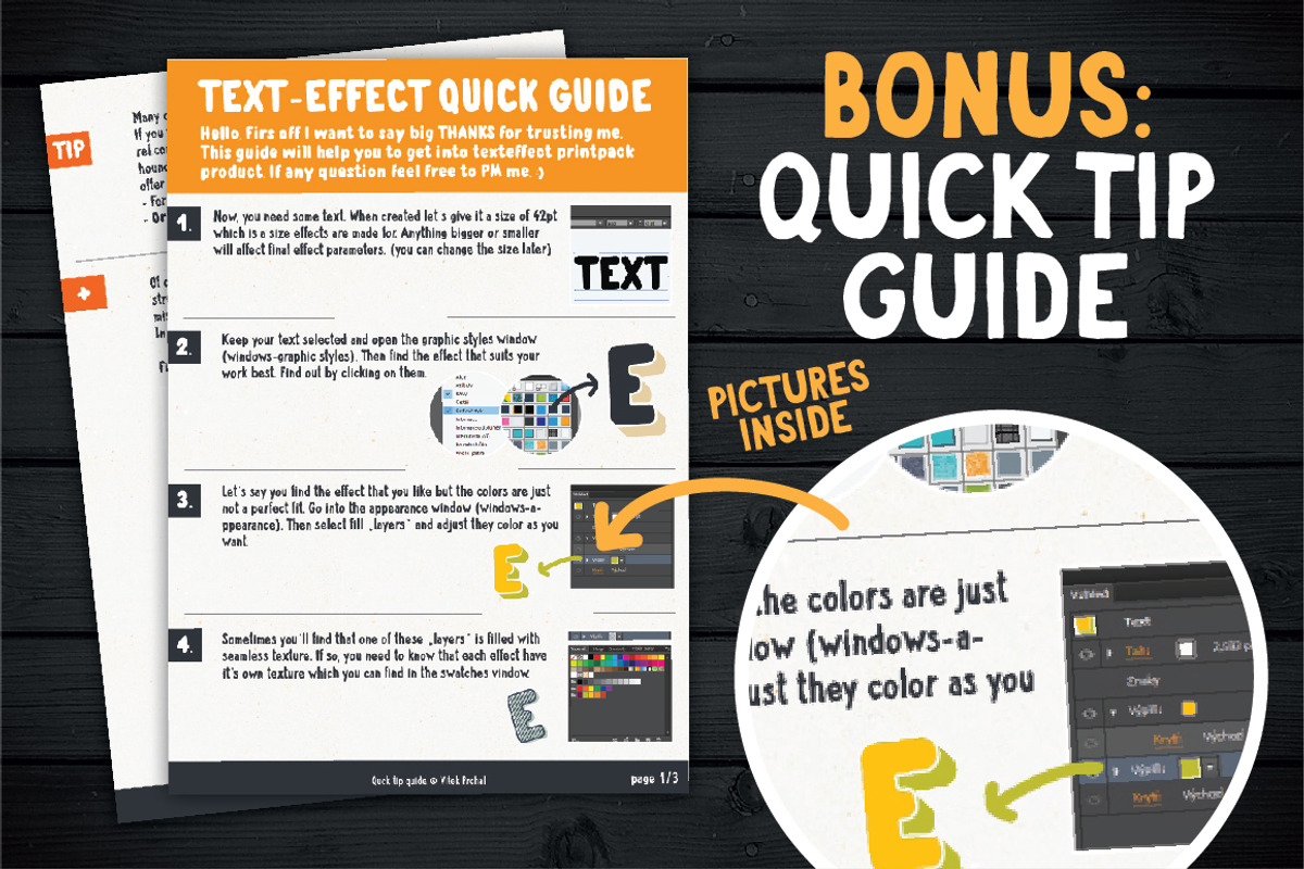 Instant Letter Effect Pack preview 4