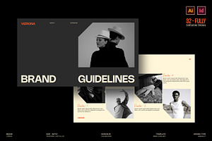 VIZRONA | Brand Guidelines Template, a Presentation Template by shaondesigns