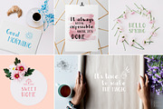 Ivanka Font•Patterns•Vector elements, a Script Font by Ivanna-Ivashka (Thumbnail 11 of 12)