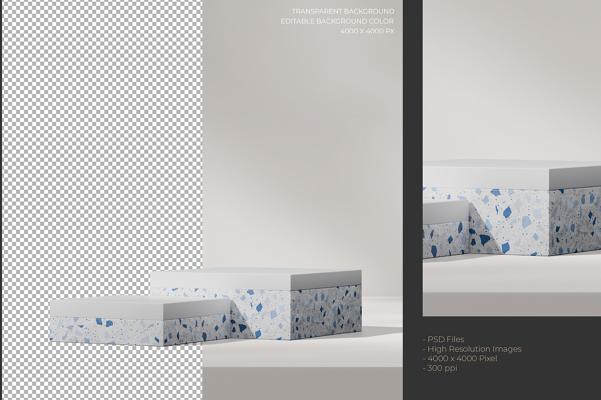 5 Podium with Transparent Background, a Background Graphic by faustudio (Photo 6 of 7)