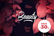 Kelium, a Script Font by kavoon (Thumbnail 1 of 7)
