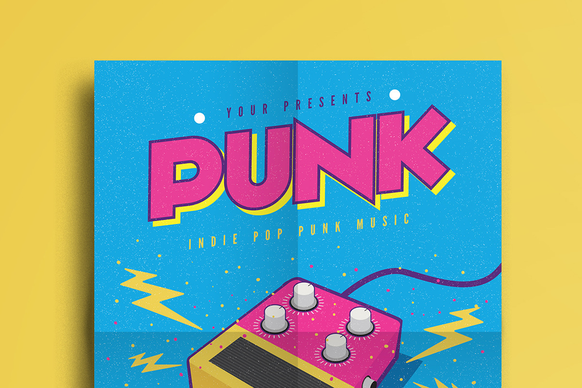 Pop Punk Music Flyer, a Flyer Template by Guuver (Photo 3 of 3)