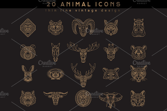 20 Animal Icons