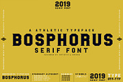 BOSPHORUS Serif font, a Serif Font by Artistic & Unique (Thumbnail 1 of 21)