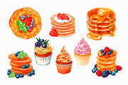 Sweets - vector set, an Object Graphic by ViktoriArt (Thumbnail 2 of 6)