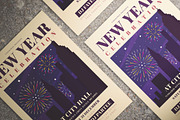 New Year Celebration Flyer, a Flyer Template by KMZVR.Lab (Thumbnail 4 of 4)