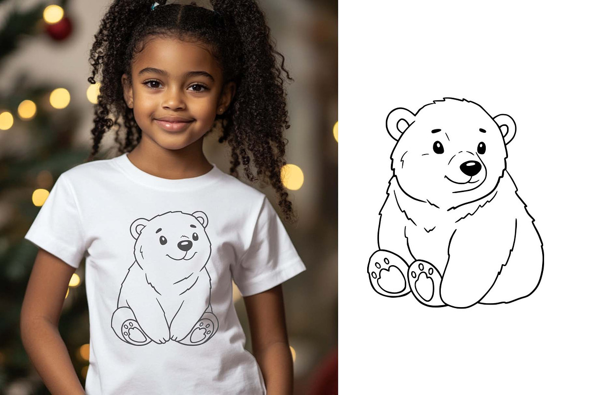 Winter Bear Clipart & Patterns, an Animal Illustration by Irina Ostapenko (Photo 4 of 5)
