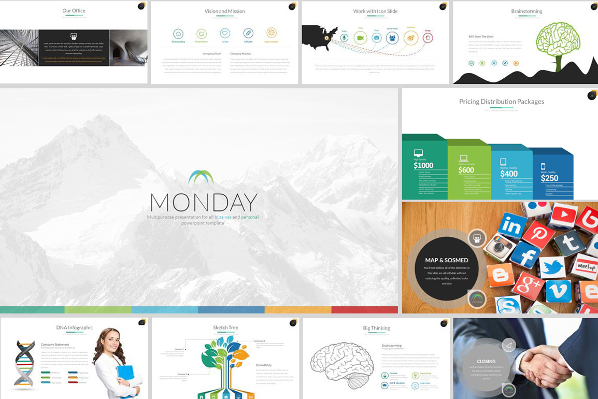 Monday Business Powerpoint, a Presentation Template by Dedijuniadi (Photo 2 of 6)