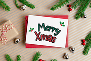 Tinsel is a handwritten font, a Handwritten Font by Brown Cupple (Thumbnail 2 of 9)