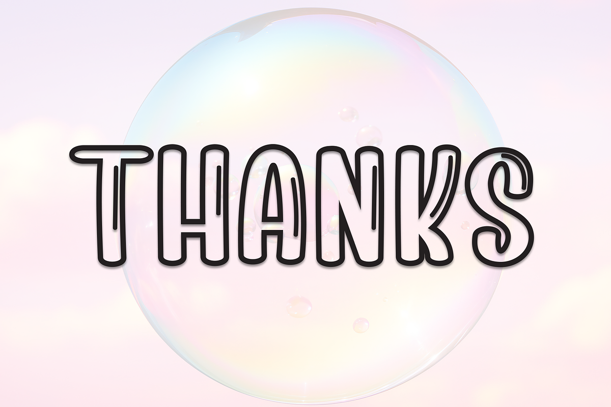 Glowing Bubbles | Script Font, a Script Font by Scratchones (Photo 8 of 8)