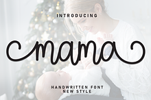 Mama | Script Font