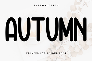 Autumn, a Serif Font by FreshTypeINK