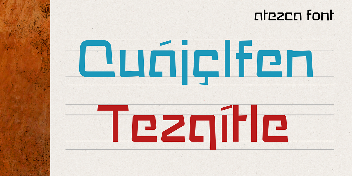 Atezca, a Sans Serif Font by Ixipcalli (Photo 4 of 5)