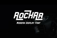 Rockar - Automotive Display Font