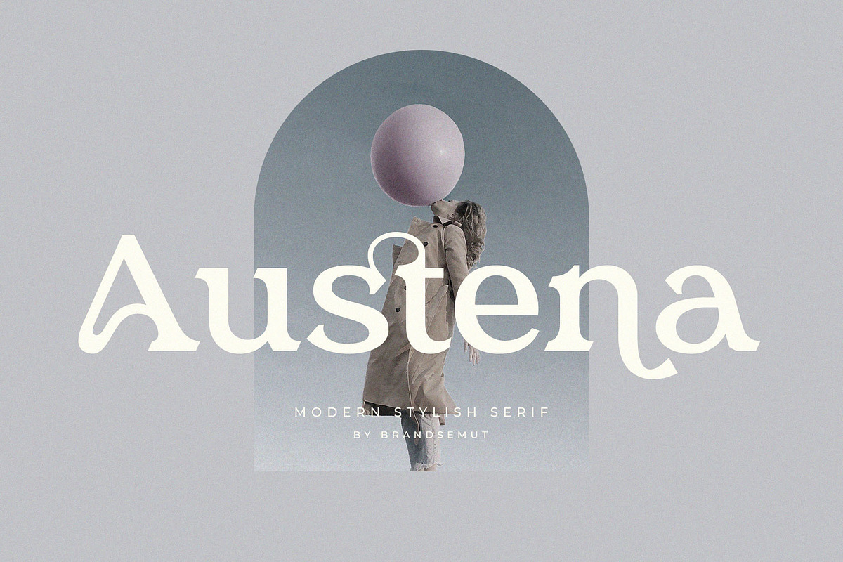 Austena – Modern Stylish Serif, a Serif Font by BrandSemut (Photo 1 of 10)