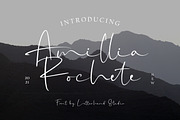 Amillia Rochete - Signature Script, a Script Font by Letterhend Studio (Thumbnail 1 of 9)