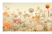 Zewe Collection · Retro Flowerscapes, a Decorative Illustration by milatovar (Thumbnail 6 of 16)