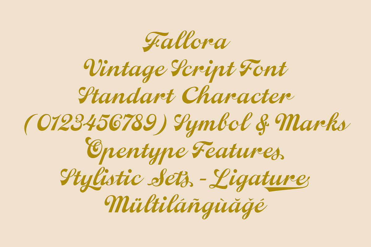 ED Fallora - Vintage Script Font, a Script Font by Emyself Design (Photo 9 of 10)