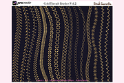 49 GOLD THREAD (2) Procreate Brushes, a Brush Add-On by Fashion Workshop Bkk (Thumbnail 6 of 10)